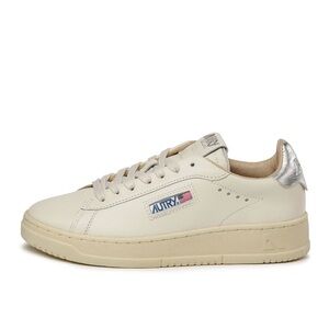 Autry Dallas Low Sneaker White Leather Marsh Msh / Silver Men’s 41
